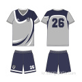 맞춤형 폴리 에스테르 축구 팀 유니폼 세트